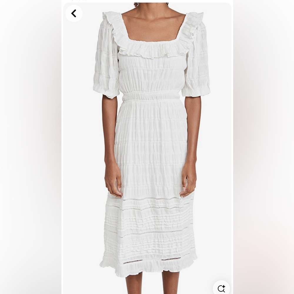 SHOPBOP ✨ En Saison- White Tiered Puff Sleeve Sundress